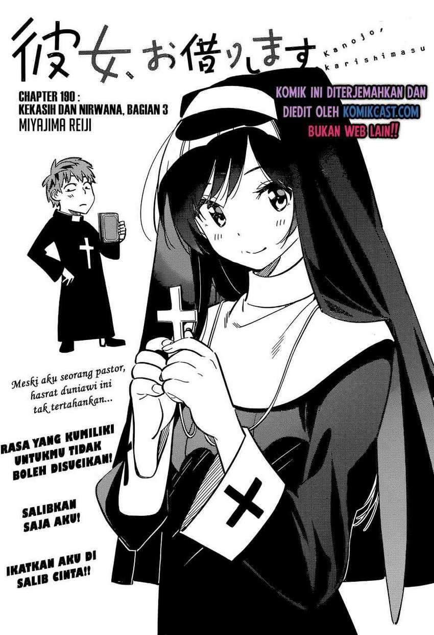 Kanojo, Okarishimasu Chapter 190 Bahasa Indonesia