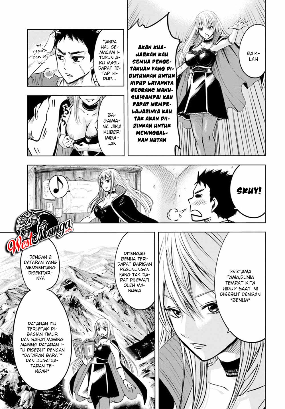 Oukoku E Tsuzuku Michi Chapter 03.1 Bahasa Indonesia