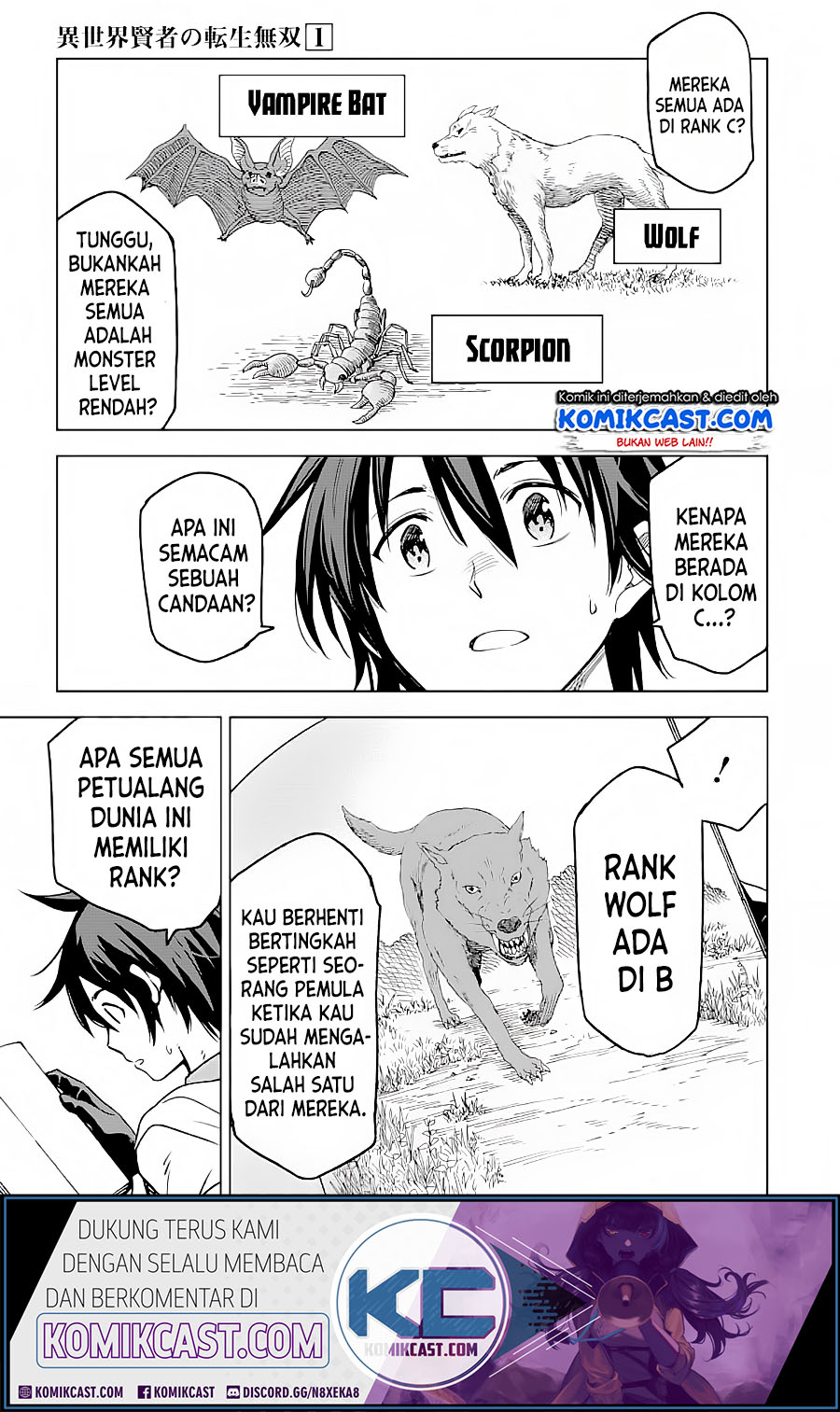 Isekai Kenja no Tensei Musou ~Geemu no Chishiki de Isekai Saikyou~ Chapter 03.1 Bahasa Indonesia
