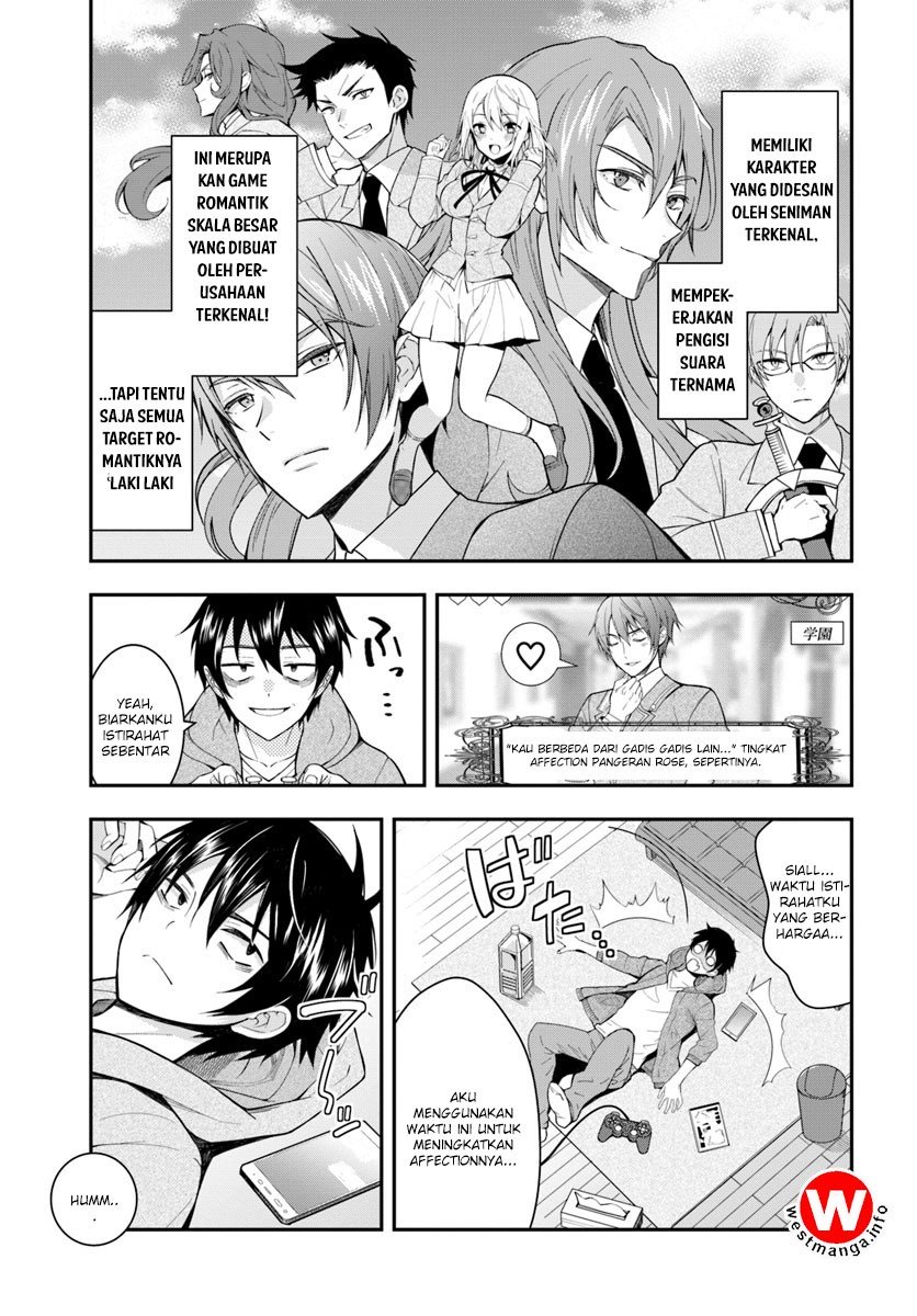 Otome Game Sekai wa Mob ni Kibishii Sekai Desu Chapter 01 Bahasa Indonesia