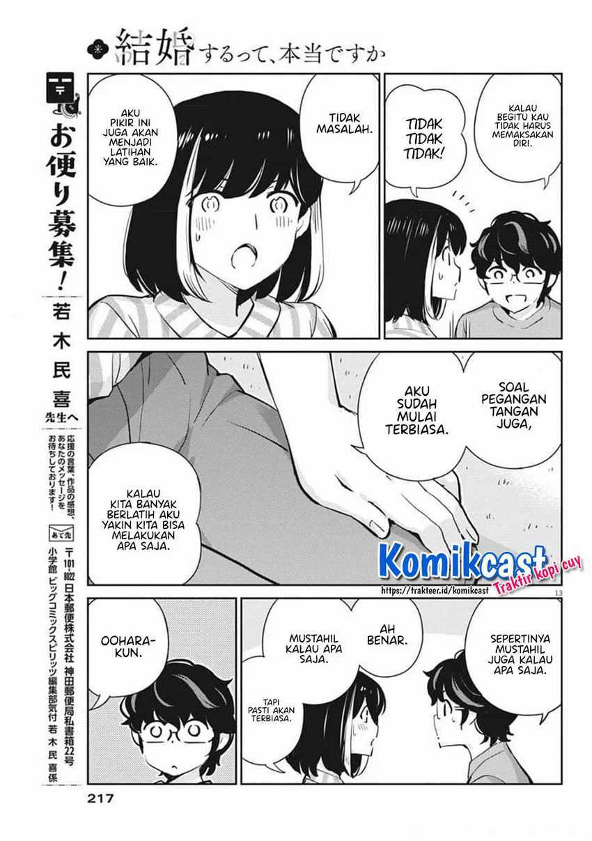 Kekkon Surutte, Hontou Desu Ka? Chapter 61 Bahasa Indonesia