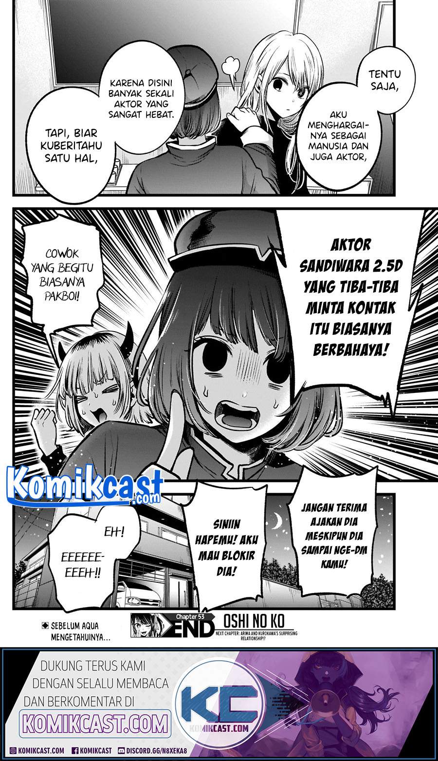 Oshi no Ko Chapter 53 Bahasa Indonesia