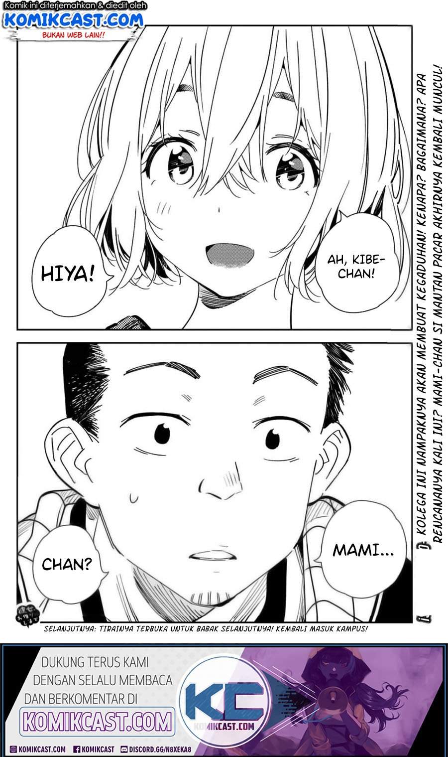 Kanojo, Okarishimasu Chapter 167 Bahasa Indonesia