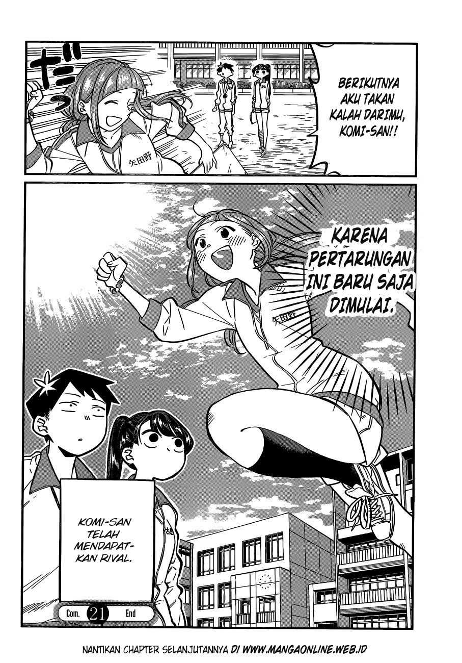 Komi-san wa Komyushou Desu. Chapter 21 Bahasa Indonesia