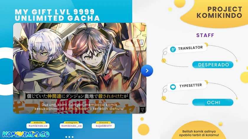 My Gift LVL 9999 Unlimited Gacha Chapter 30 Bahasa Indonesia