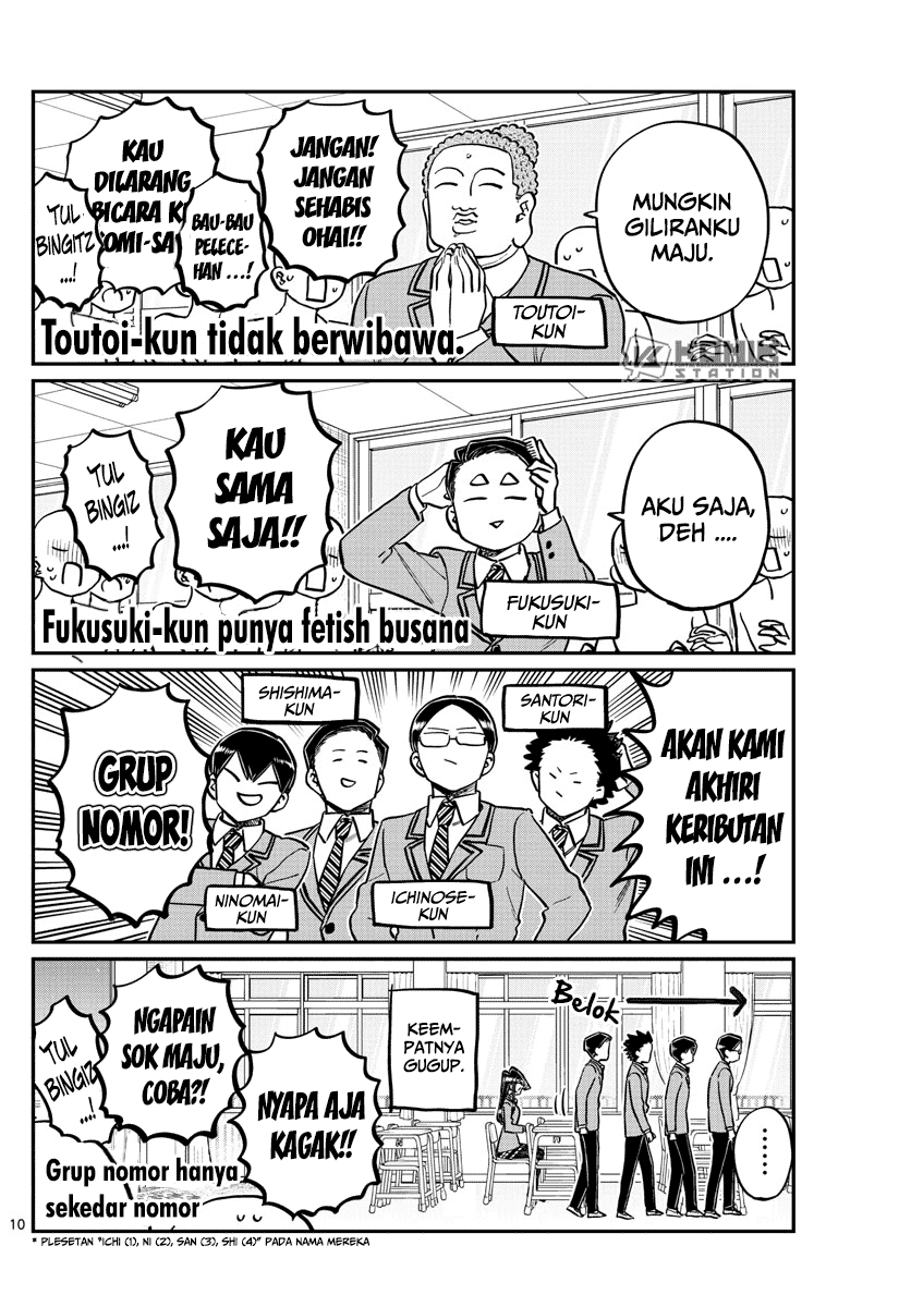 Komi-san wa Komyushou Desu. Chapter 258 Bahasa Indonesia