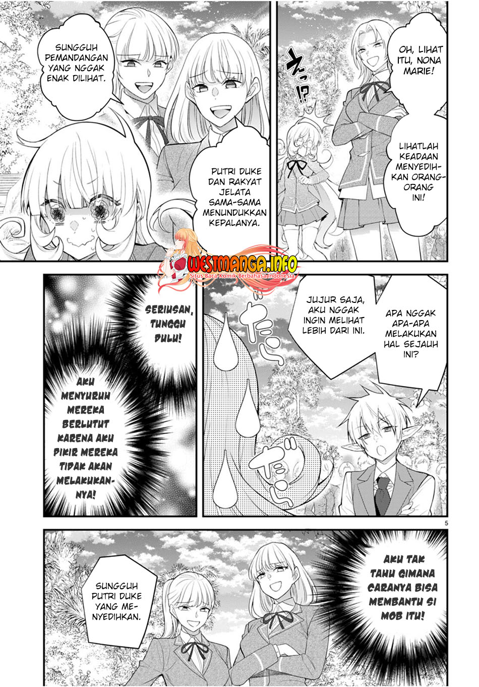 Otome Game Sekai wa Mob ni Kibishii Sekai Desu Chapter 48 Bahasa Indonesia