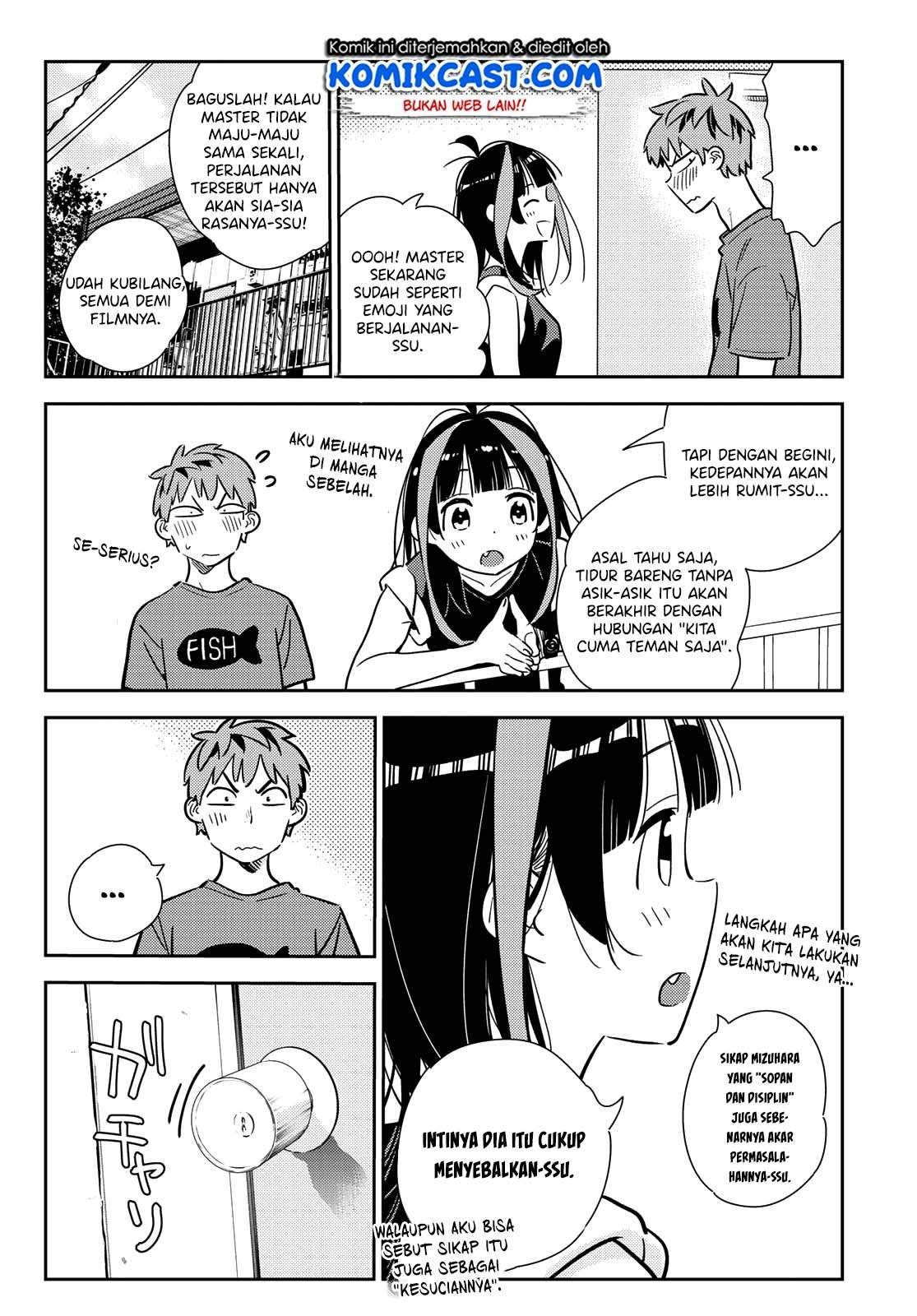 Kanojo, Okarishimasu Chapter 144 Bahasa Indonesia