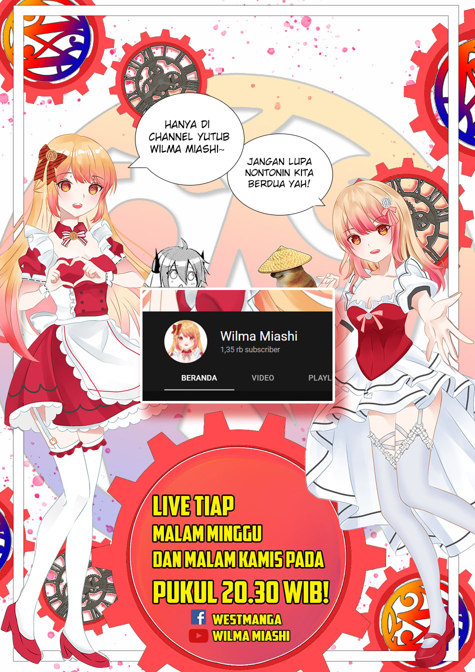Otome Game Sekai wa Mob ni Kibishii Sekai Desu Chapter 44 Bahasa Indonesia