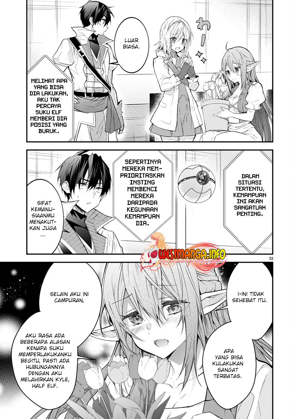 Otome Game Sekai wa Mob ni Kibishii Sekai Desu Chapter 44 Bahasa Indonesia