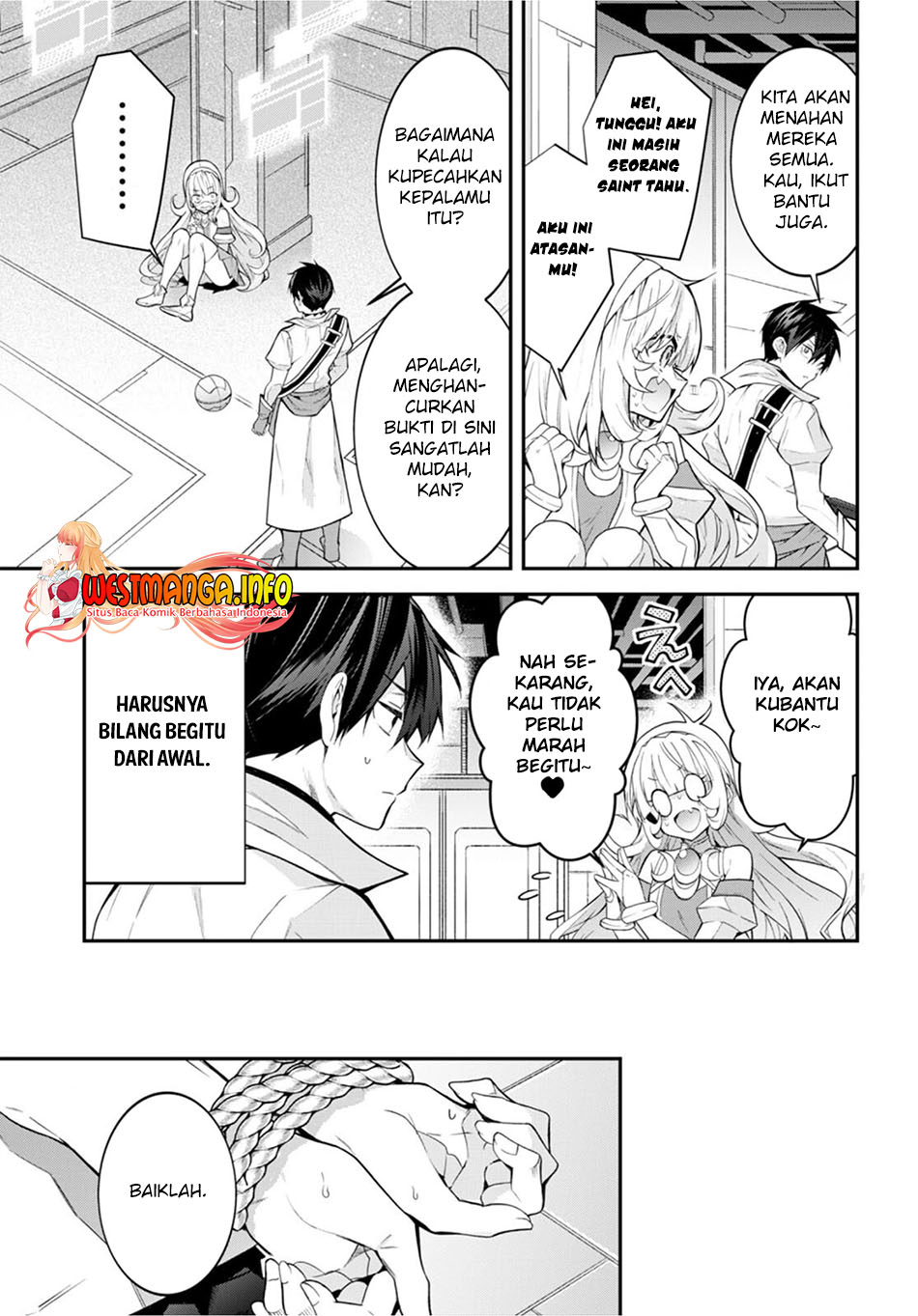 Otome Game Sekai wa Mob ni Kibishii Sekai Desu Chapter 43 Bahasa Indonesia