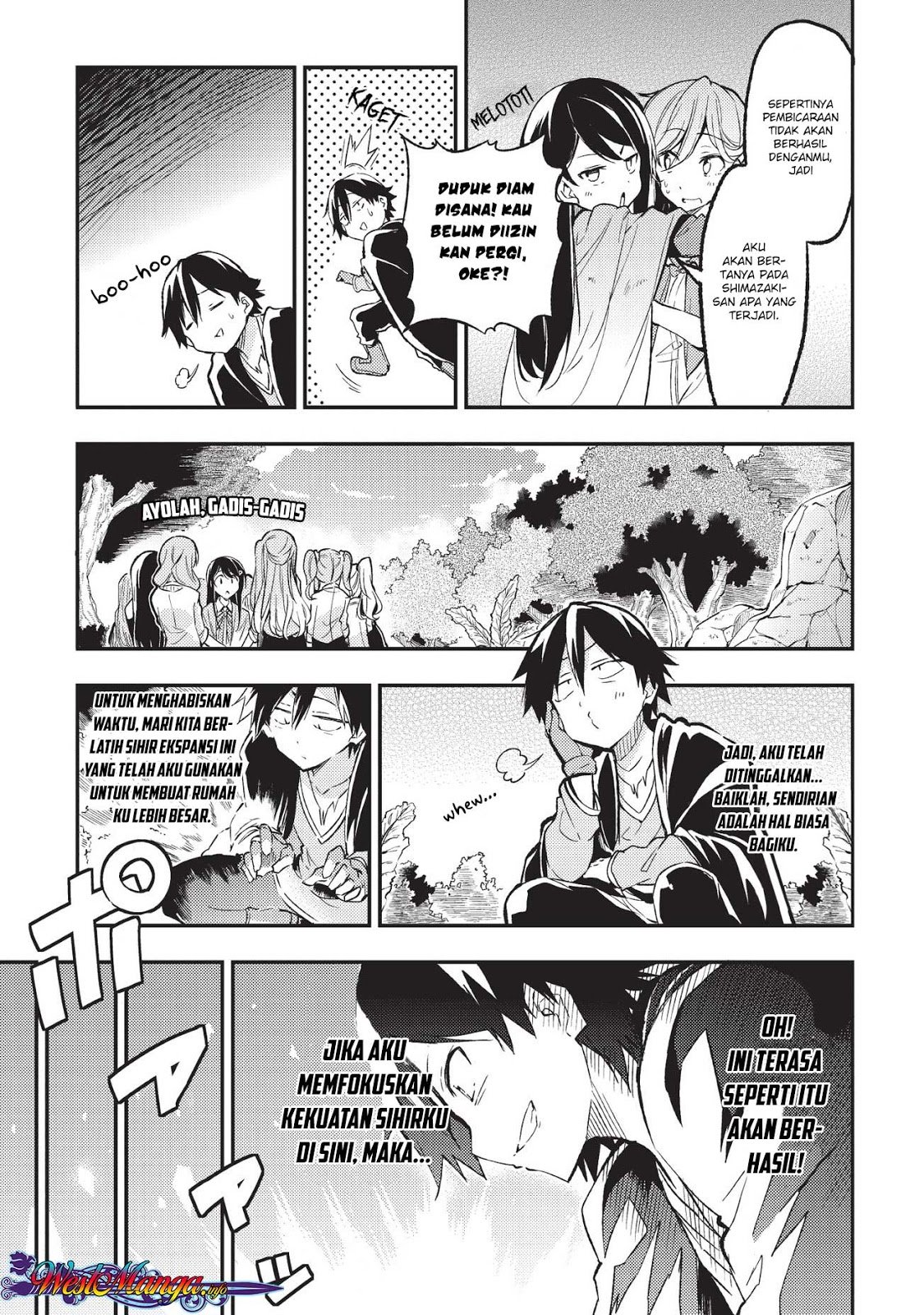 Hitoribocchi no Isekai Kouryaku Chapter 9 Bahasa Indonesia