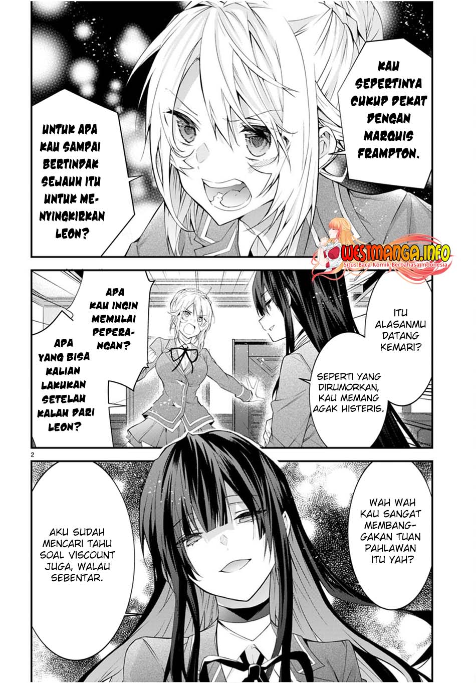 Otome Game Sekai wa Mob ni Kibishii Sekai Desu Chapter 46 Bahasa Indonesia