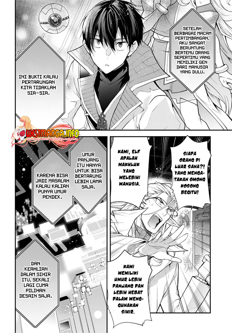 Otome Game Sekai wa Mob ni Kibishii Sekai Desu Chapter 43 Bahasa Indonesia