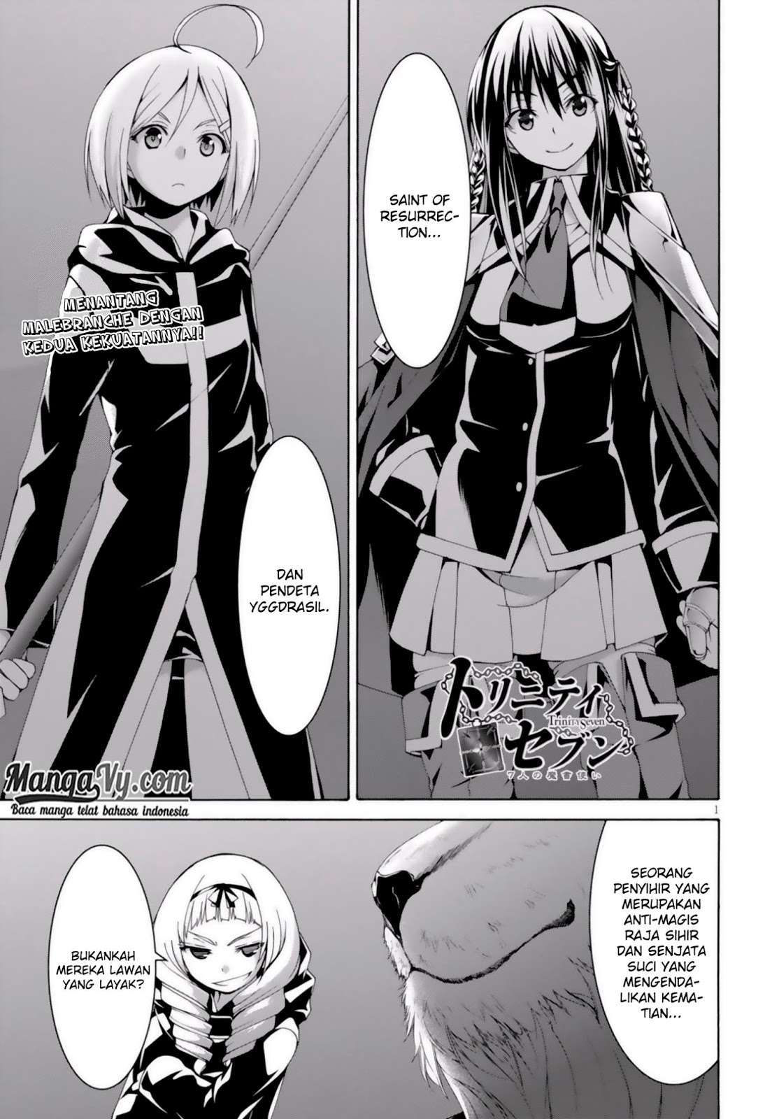 Trinity Seven Chapter 72 Bahasa Indonesia