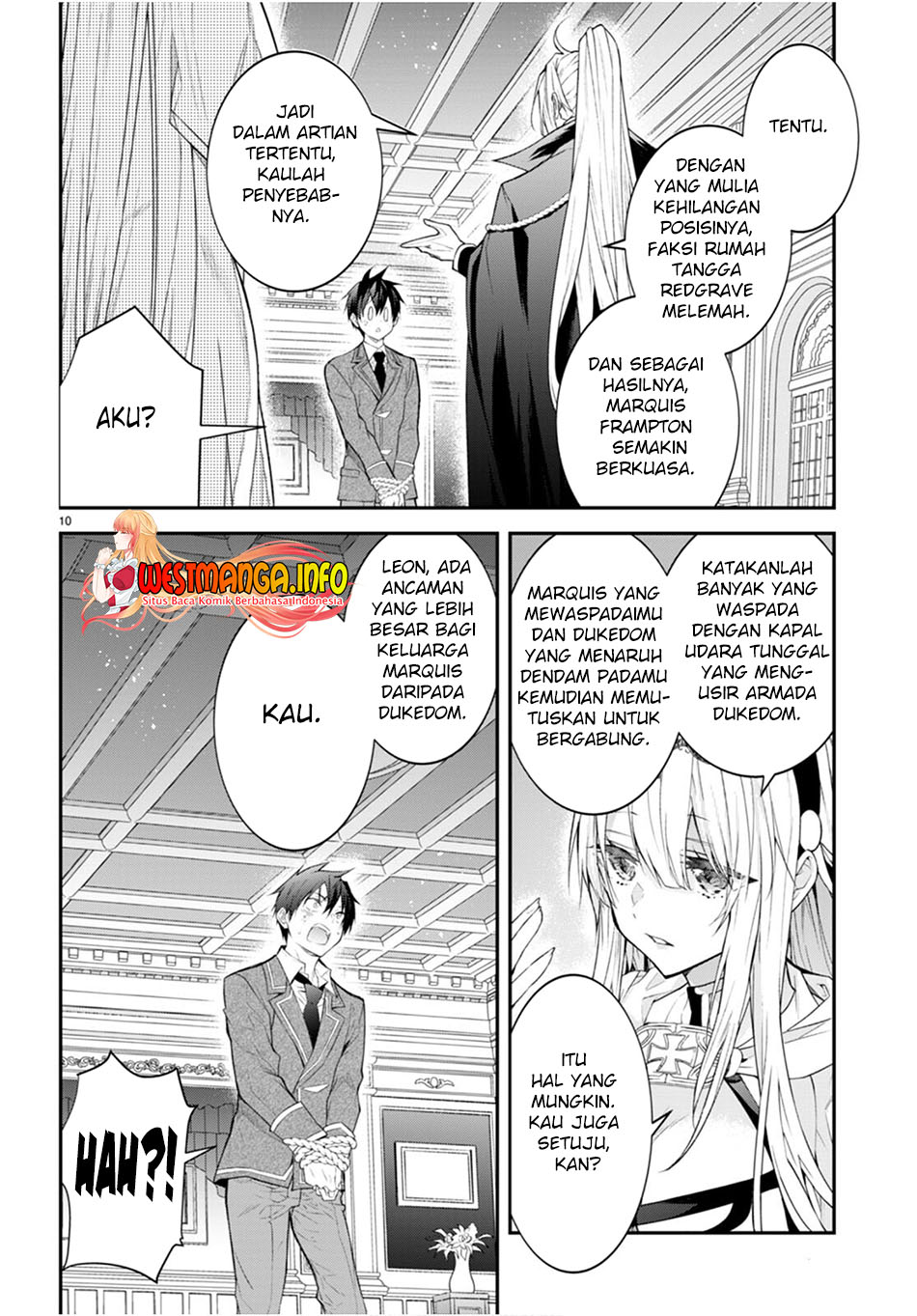 Otome Game Sekai wa Mob ni Kibishii Sekai Desu Chapter 47 Bahasa Indonesia