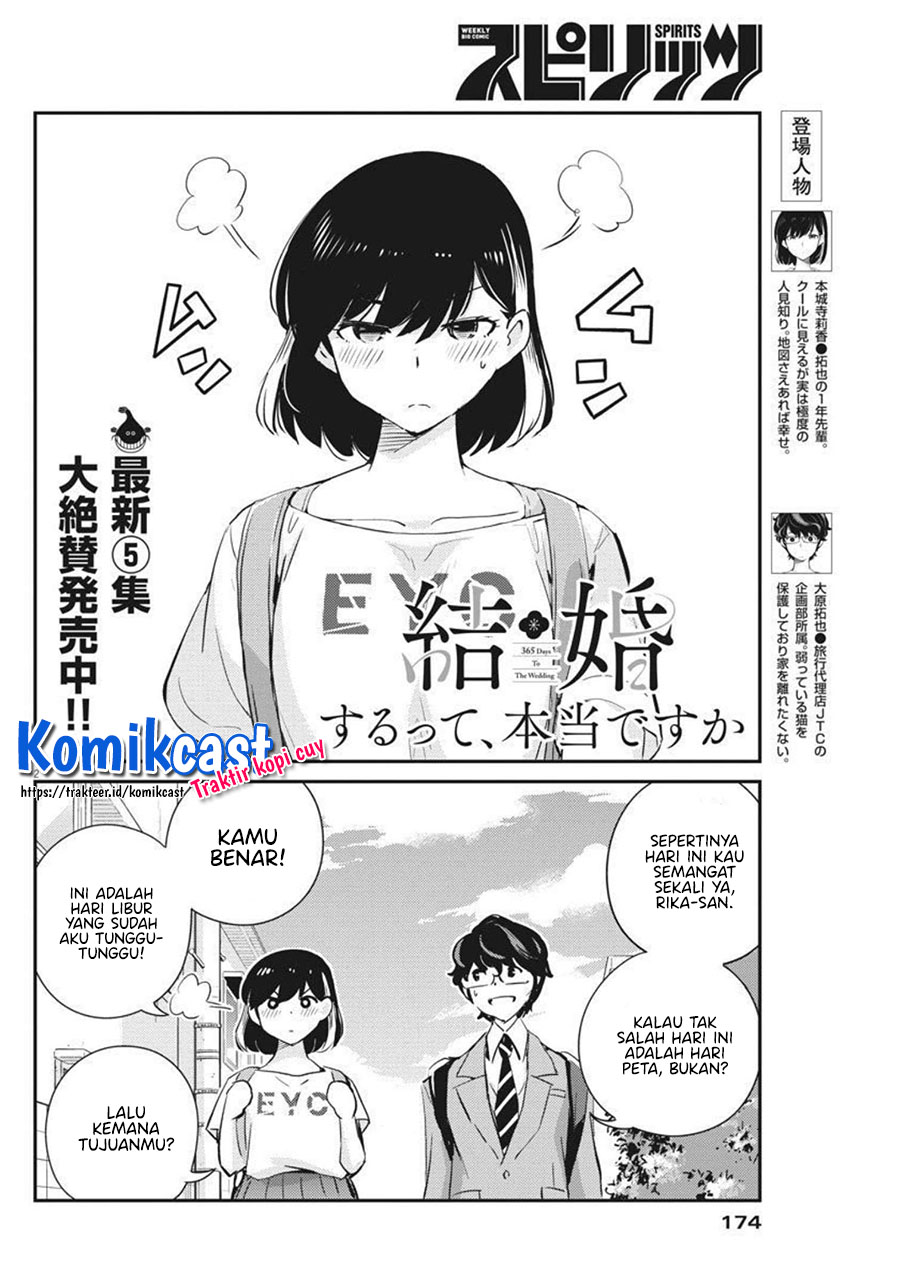 Kekkon Surutte, Hontou Desu Ka? Chapter 58 Bahasa Indonesia