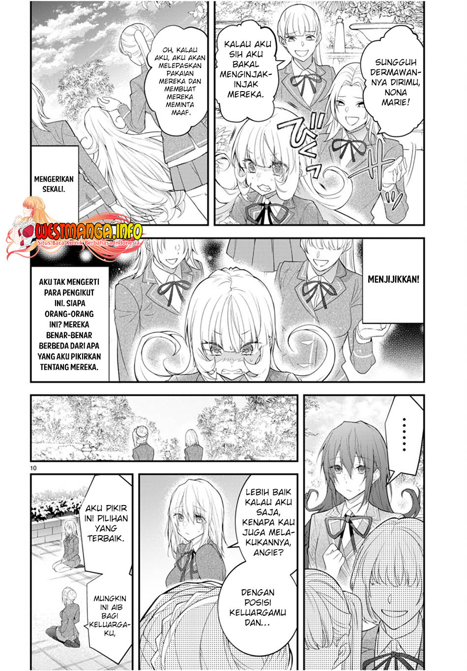 Otome Game Sekai wa Mob ni Kibishii Sekai Desu Chapter 48 Bahasa Indonesia