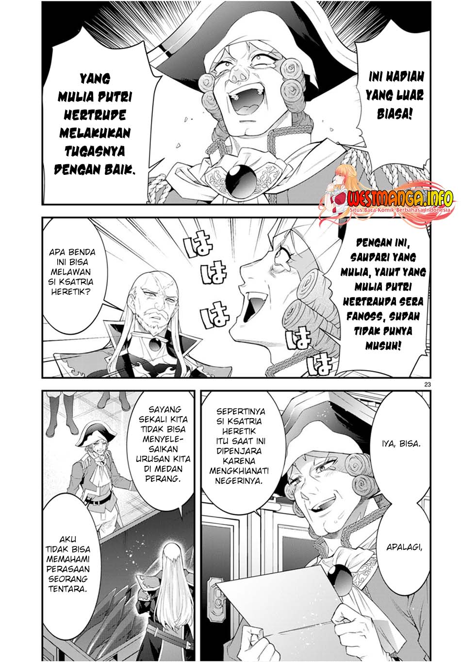 Otome Game Sekai wa Mob ni Kibishii Sekai Desu Chapter 46 Bahasa Indonesia