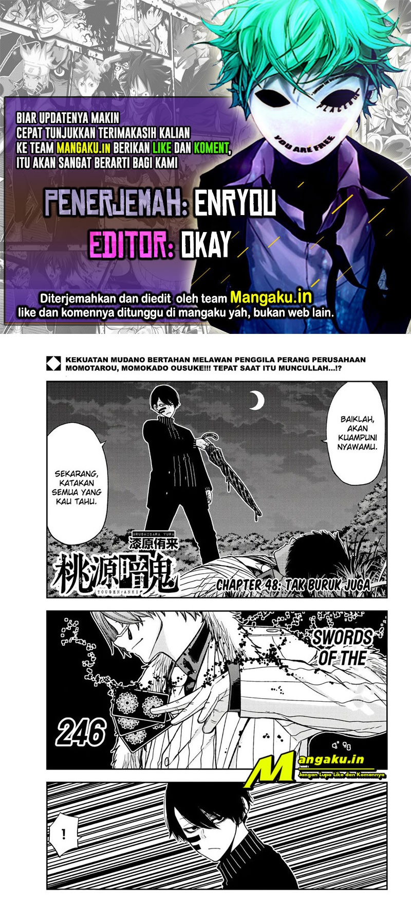 Tougen Anki Chapter 48 Bahasa Indonesia