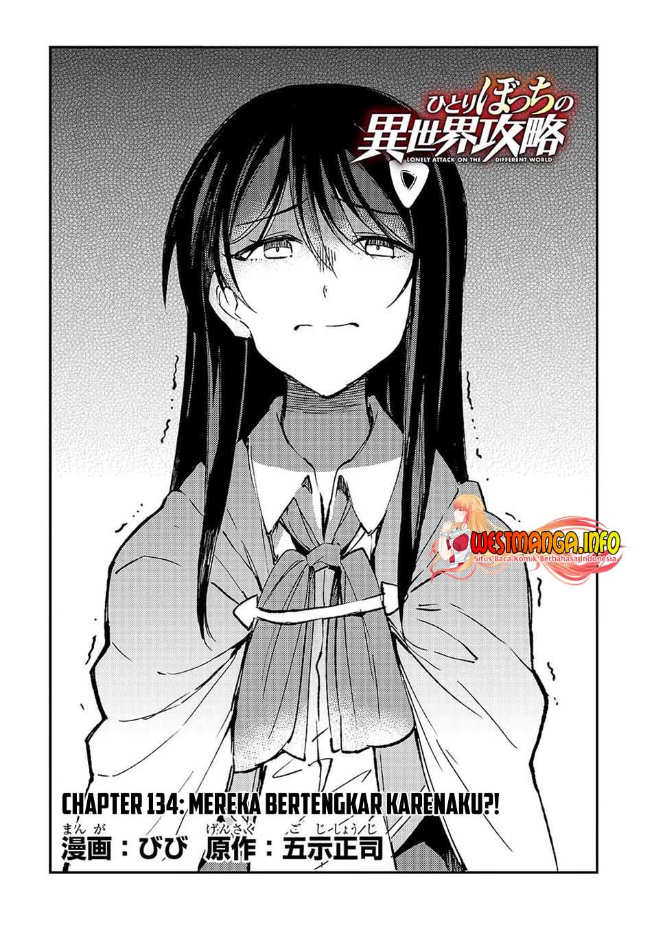 Hitoribocchi no Isekai Kouryaku Chapter 134 Bahasa Indonesia