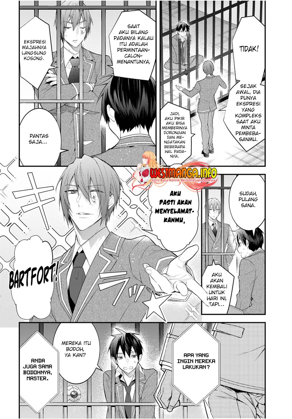 Otome Game Sekai wa Mob ni Kibishii Sekai Desu Chapter 48 Bahasa Indonesia