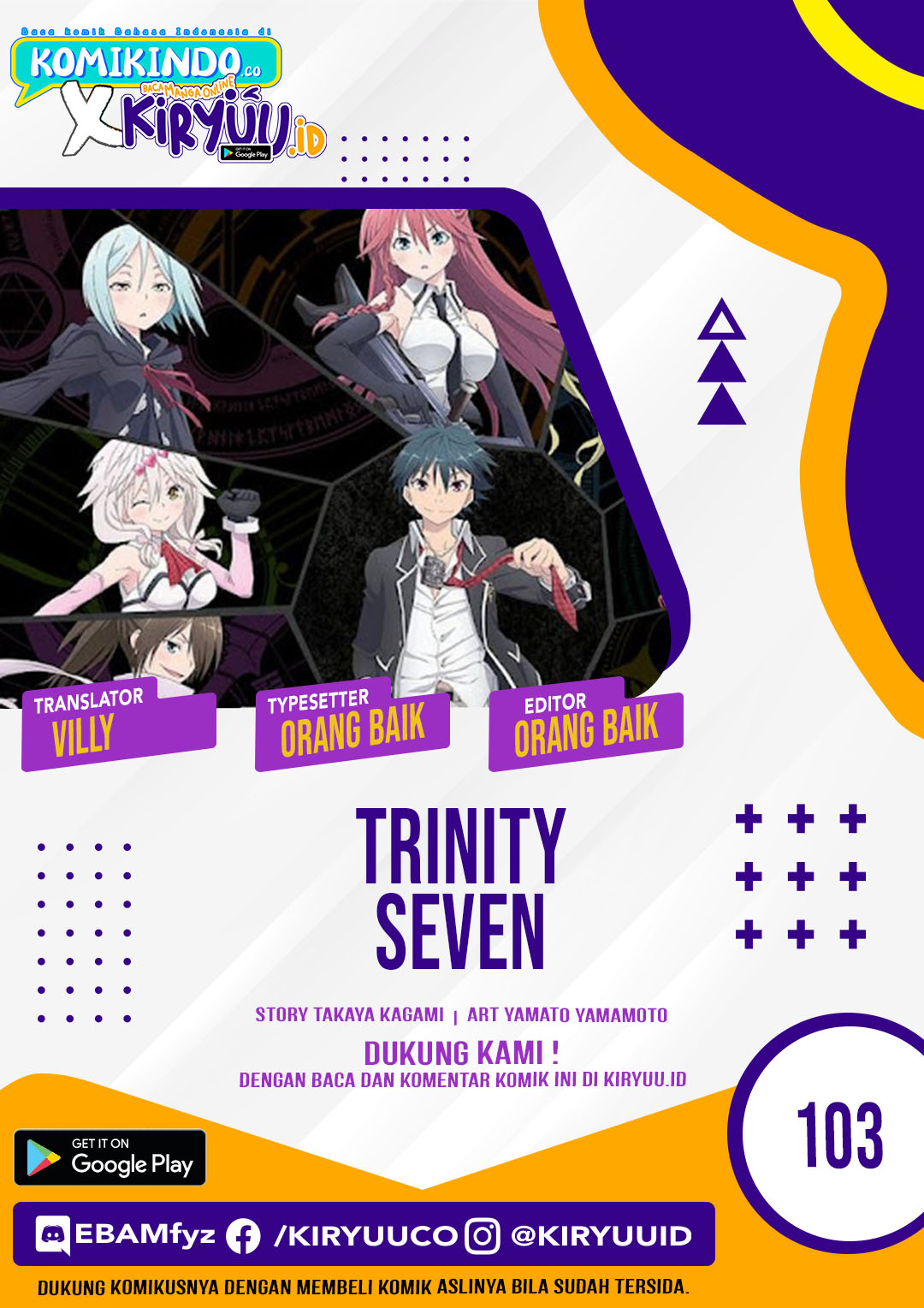 Trinity Seven Chapter 103 Bahasa Indonesia