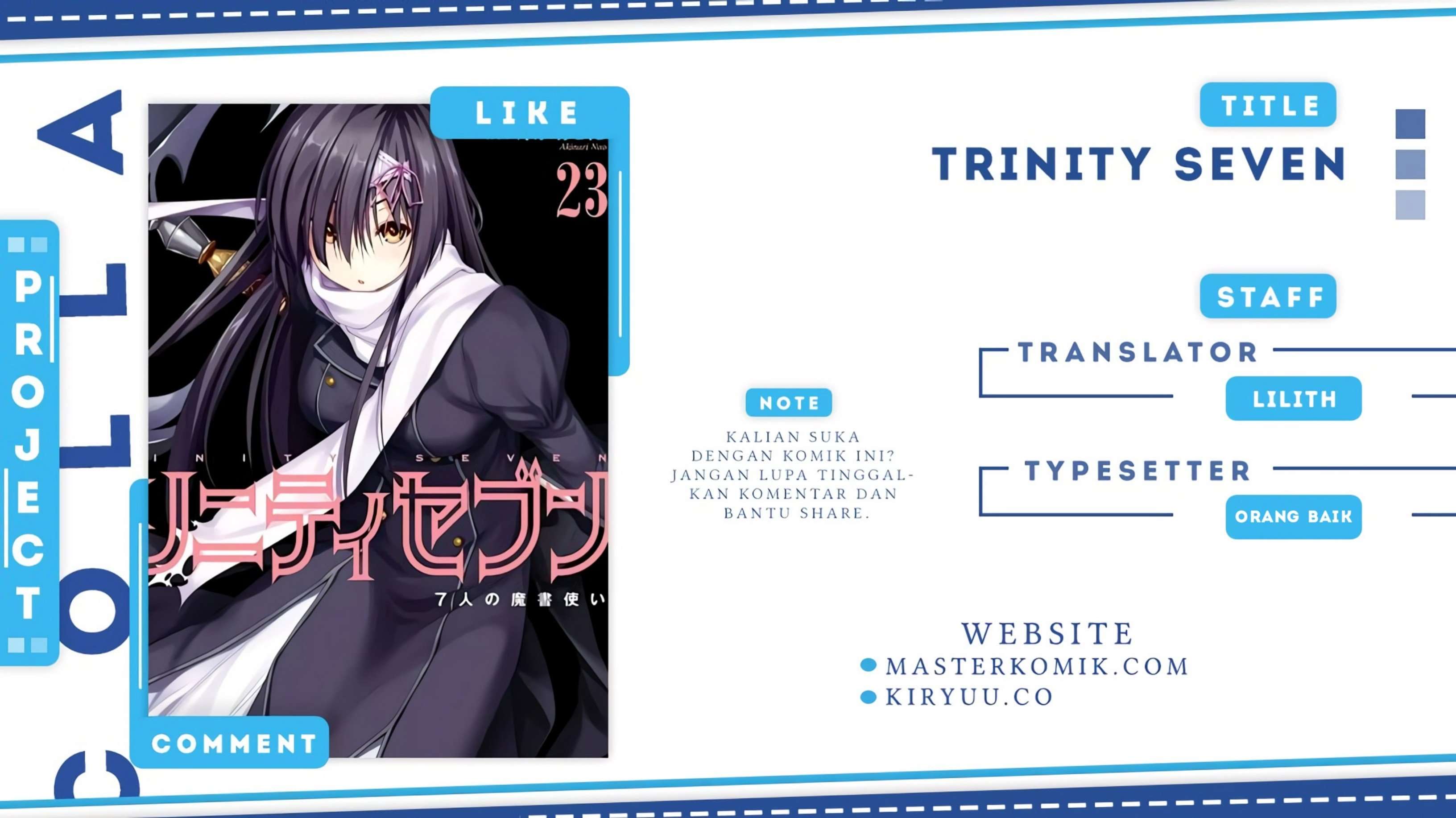 Trinity Seven Chapter 89 Bahasa Indonesia