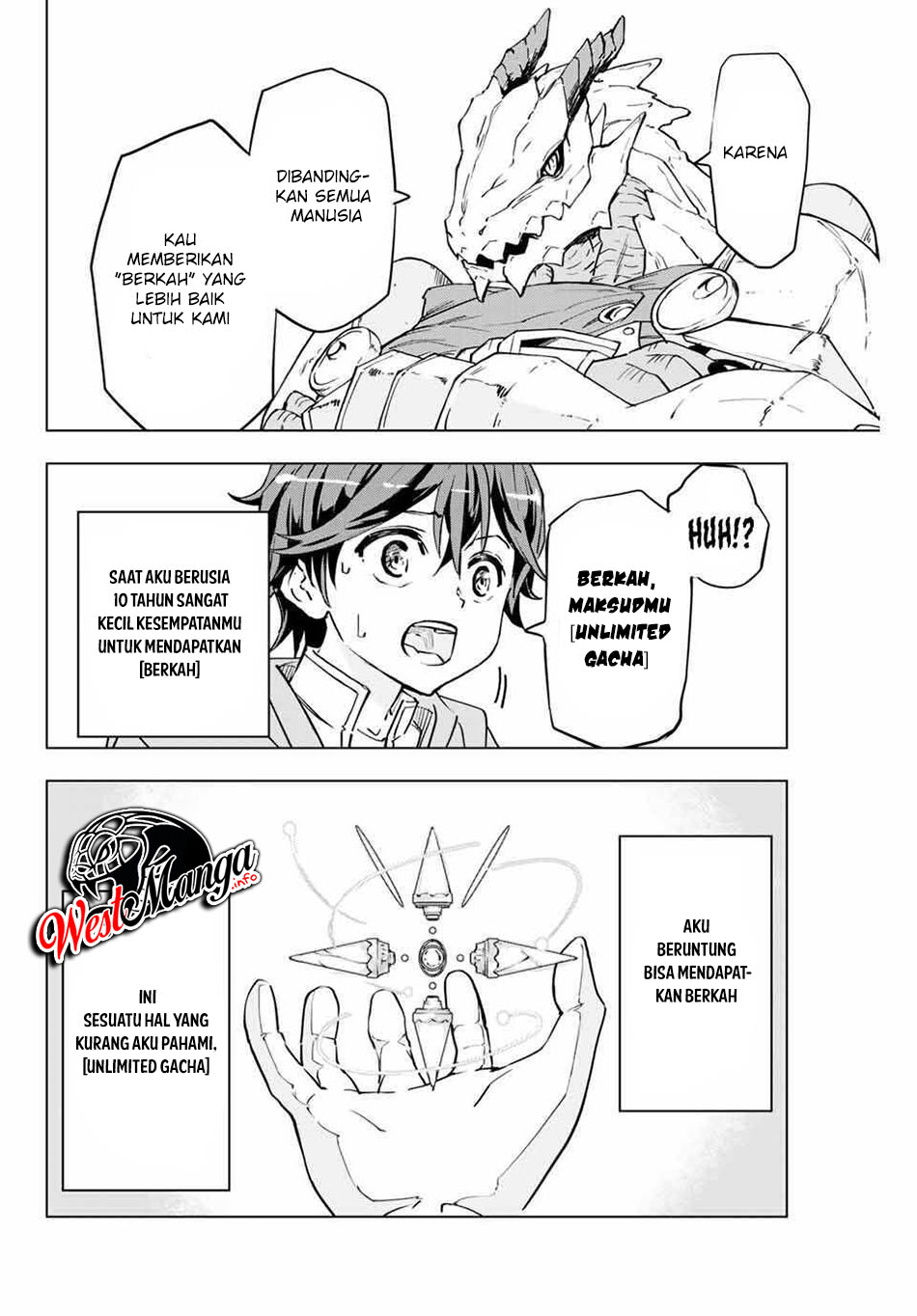 My Gift LVL 9999 Unlimited Gacha Chapter 01 Bahasa Indonesia