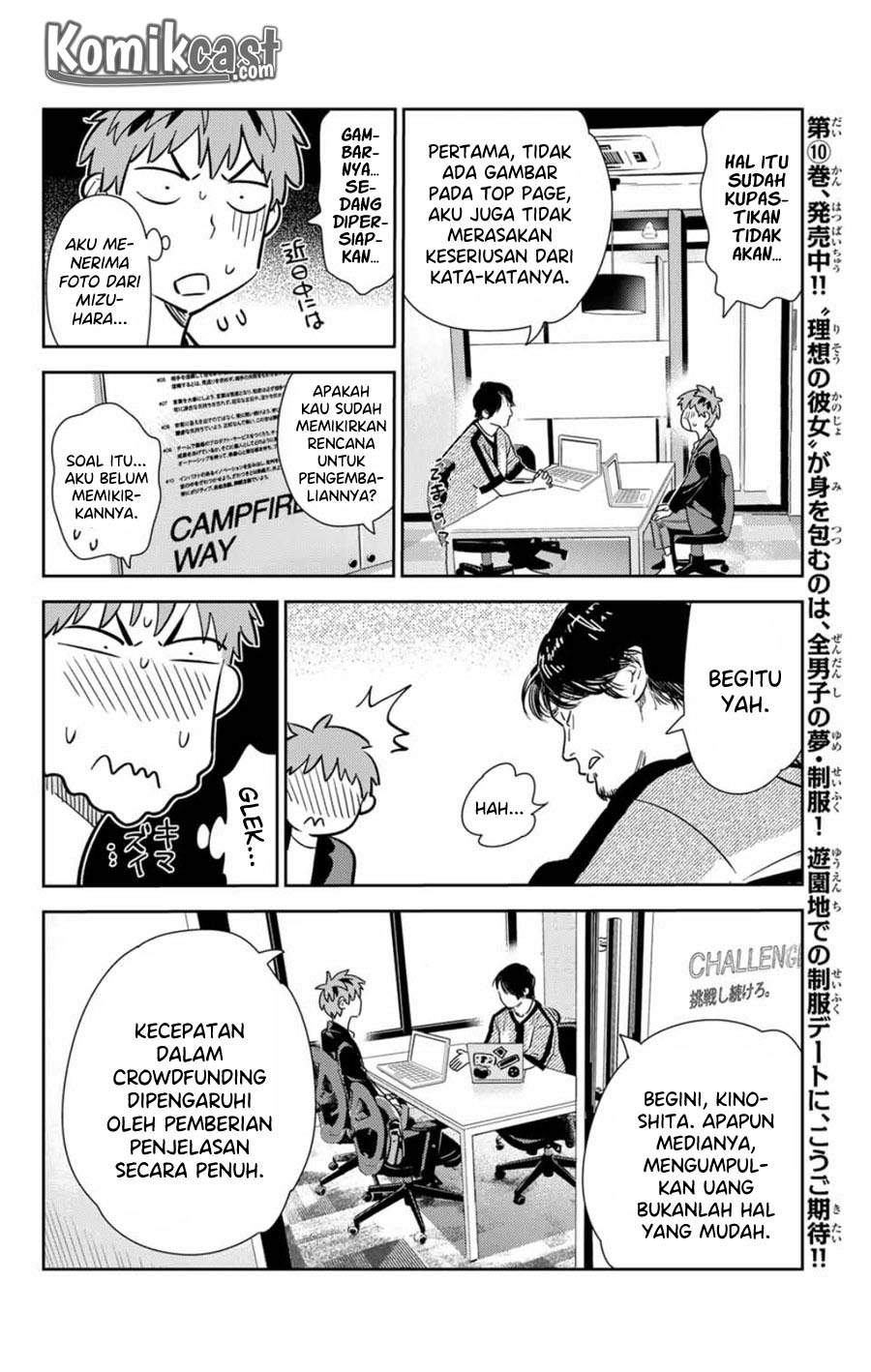 Kanojo, Okarishimasu Chapter 105 Bahasa Indonesia