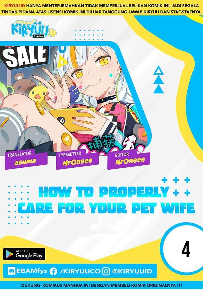 How To Properly Care For Your Pet Wife Chapter 04 Bahasa Indonesia