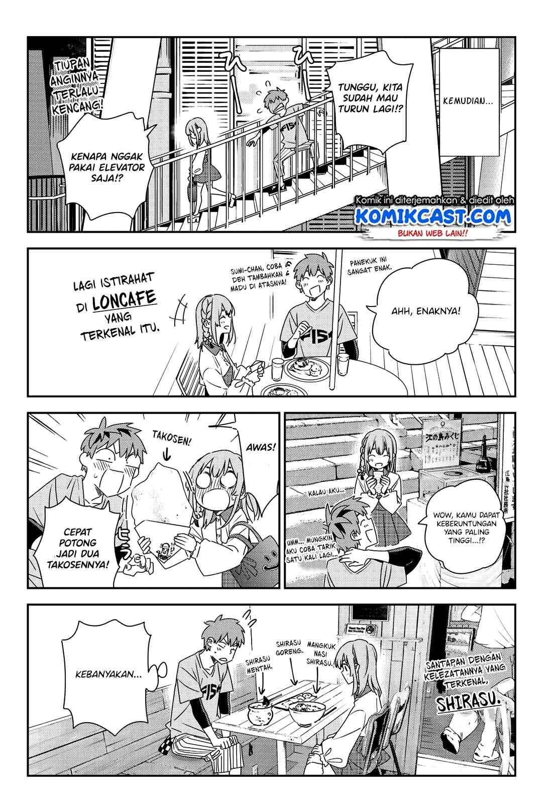 Kanojo, Okarishimasu Chapter 156 Bahasa Indonesia