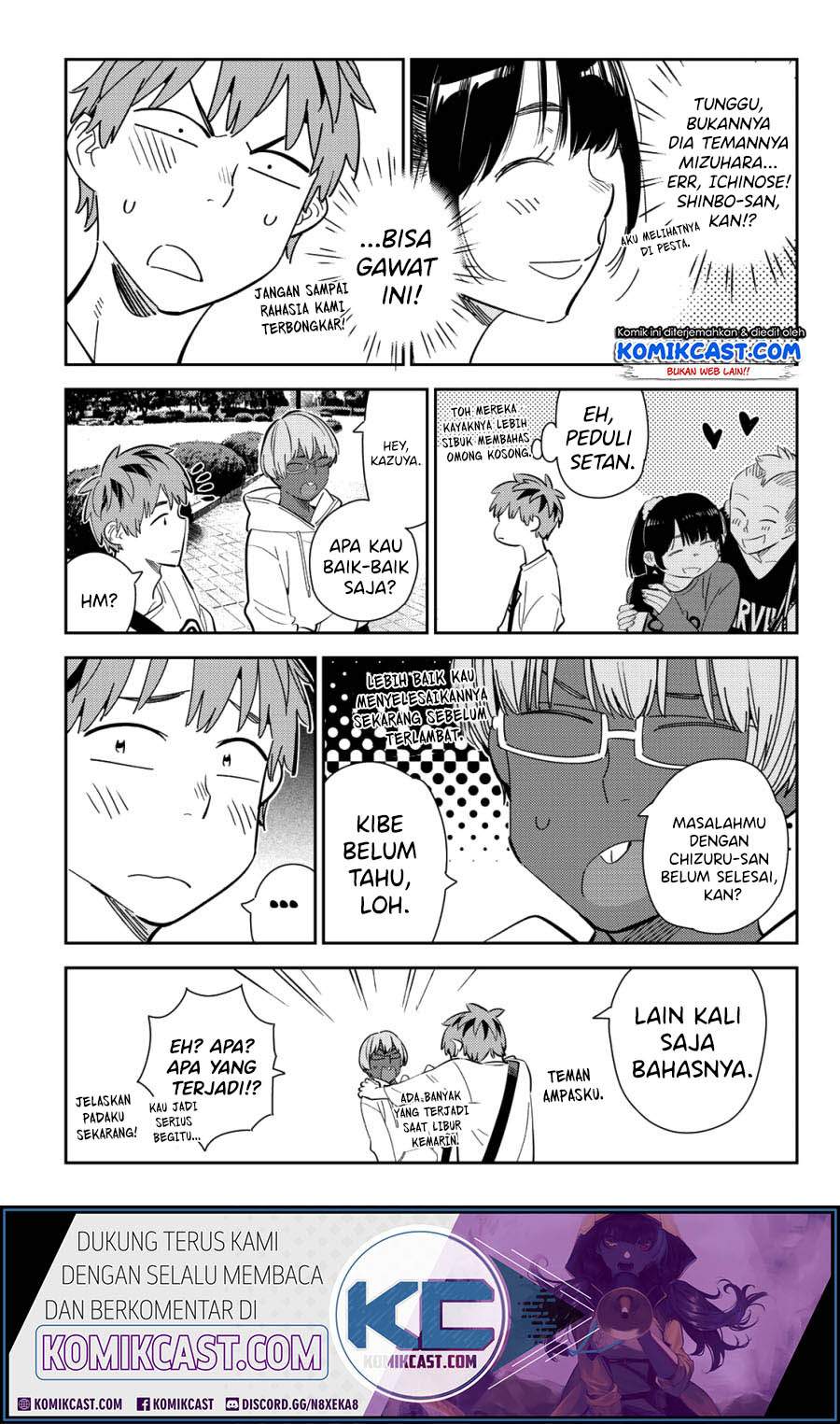 Kanojo, Okarishimasu Chapter 168 Bahasa Indonesia