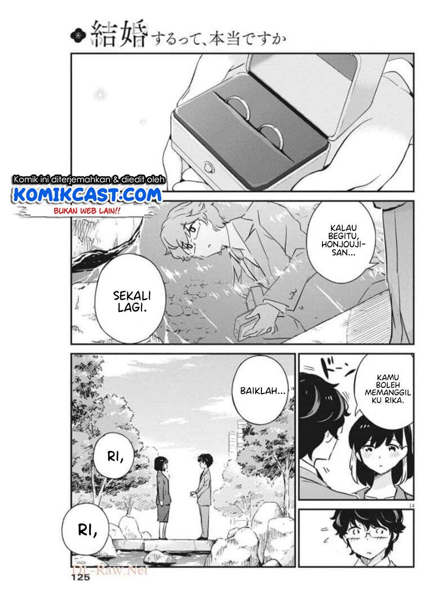 Kekkon Surutte, Hontou Desu Ka? Chapter 50 Bahasa Indonesia