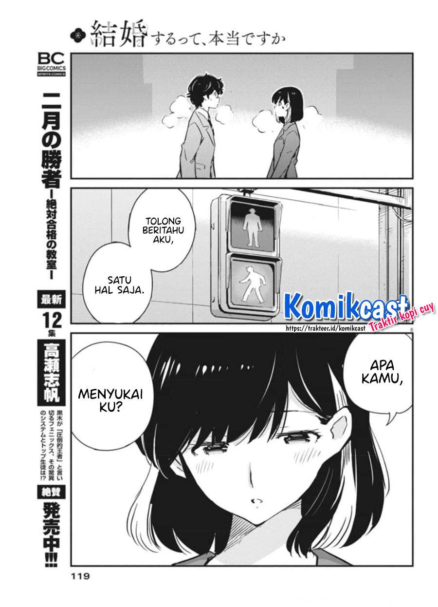 Kekkon Surutte, Hontou Desu Ka? Chapter 50 Bahasa Indonesia