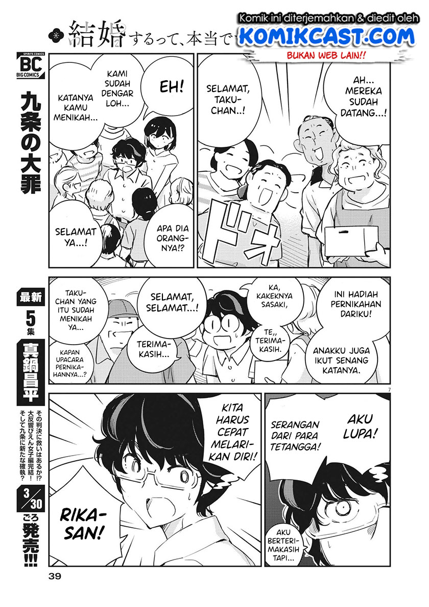 Kekkon Surutte, Hontou Desu Ka? Chapter 67 Bahasa Indonesia