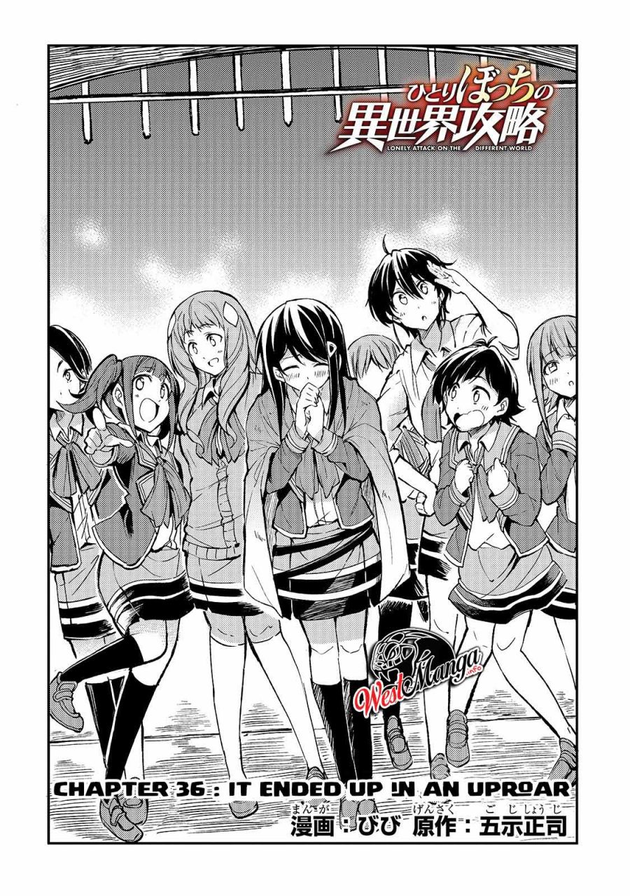 Hitoribocchi no Isekai Kouryaku Chapter 36 Bahasa Indonesia