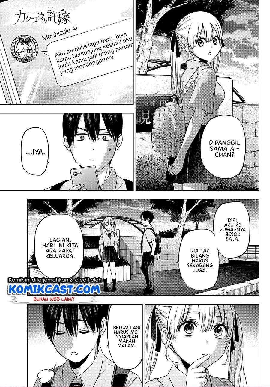 Kakkou no Iinazuke Chapter 81 Bahasa Indonesia