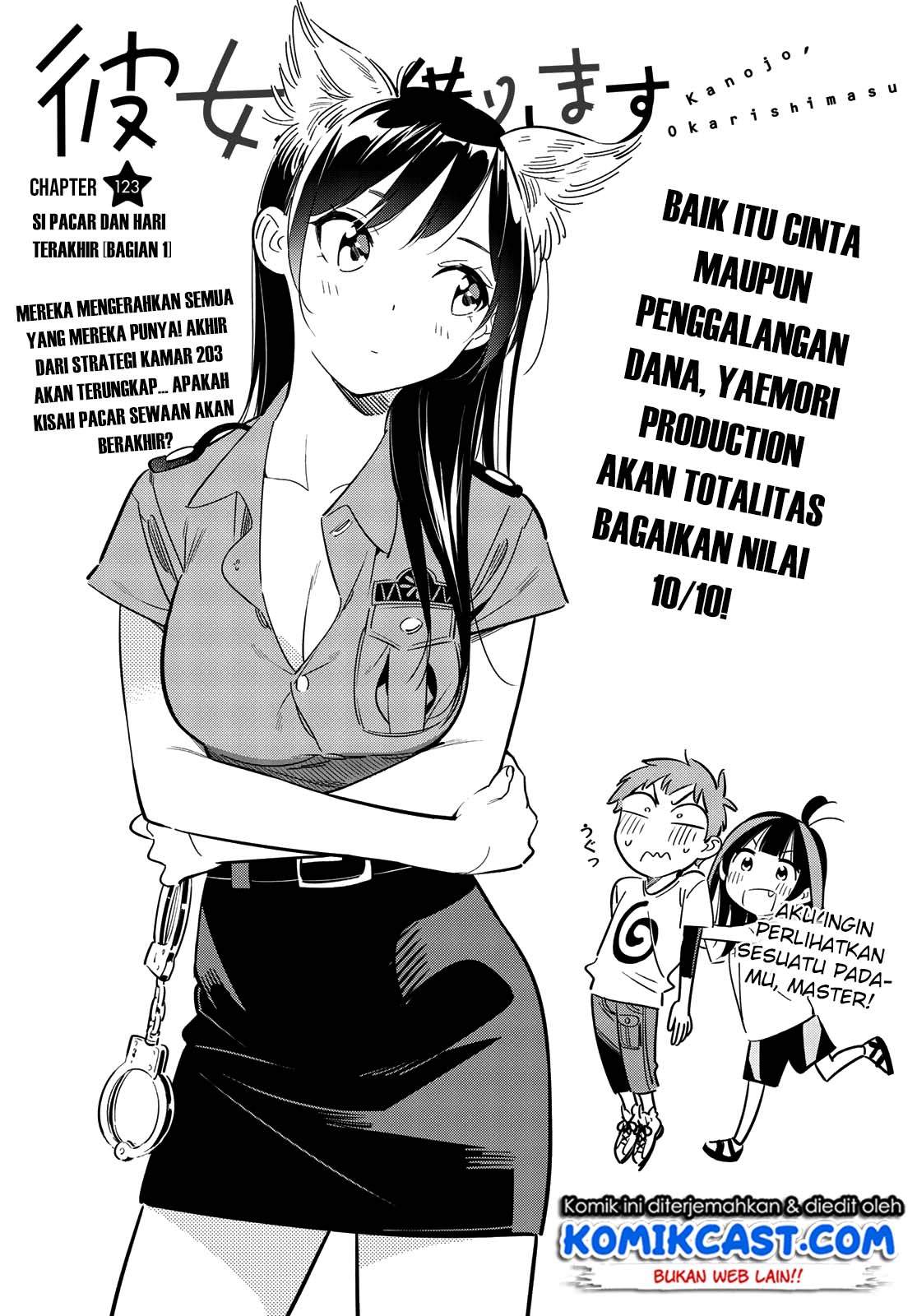 Kanojo, Okarishimasu Chapter 123 Bahasa Indonesia