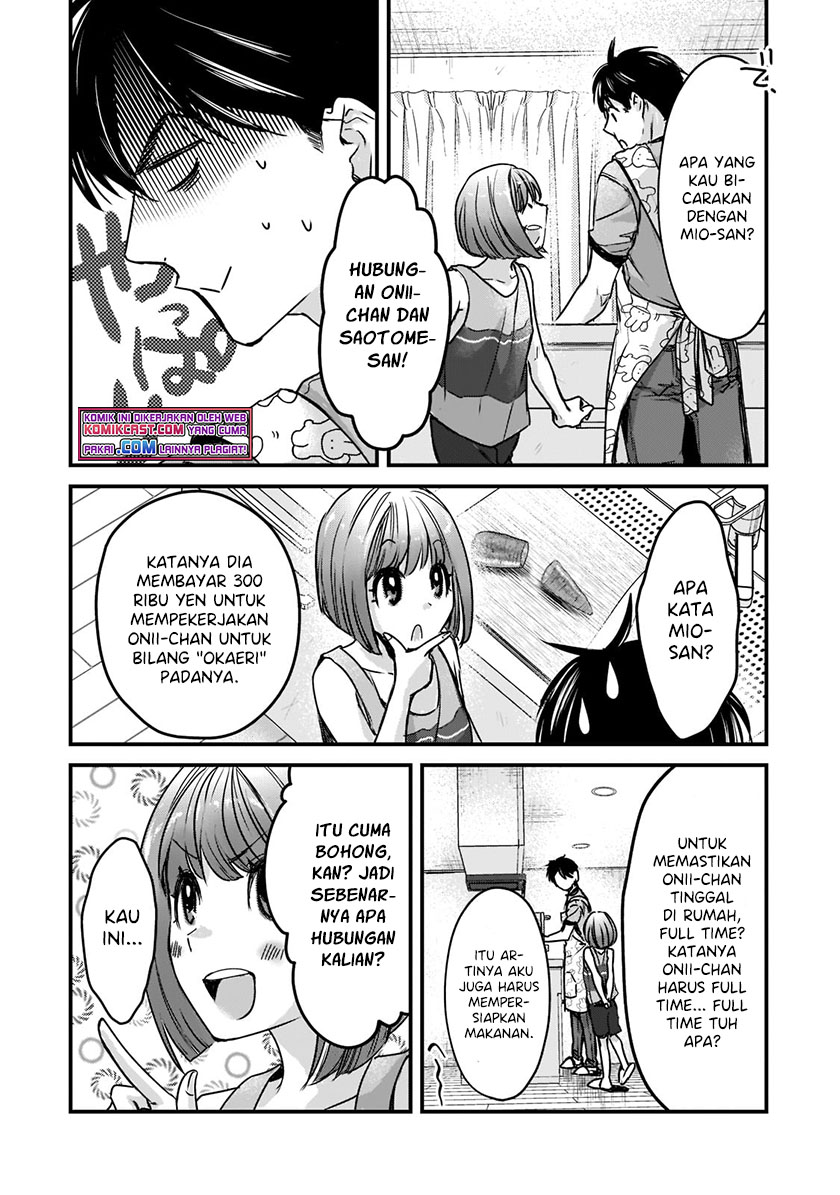 It’s Fun Having a 300,000 yen a Month Job Welcoming Home an Onee-san Who Doesn’t Find Meaning in a Job That Pays Her 500,000 yen a Month Chapter 17.1 Bahasa Indonesia