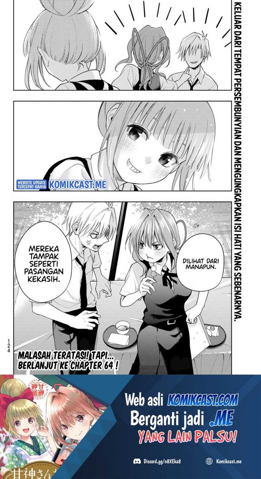 Amagami-san Chi no Enmusubi Chapter 63 Bahasa Indonesia