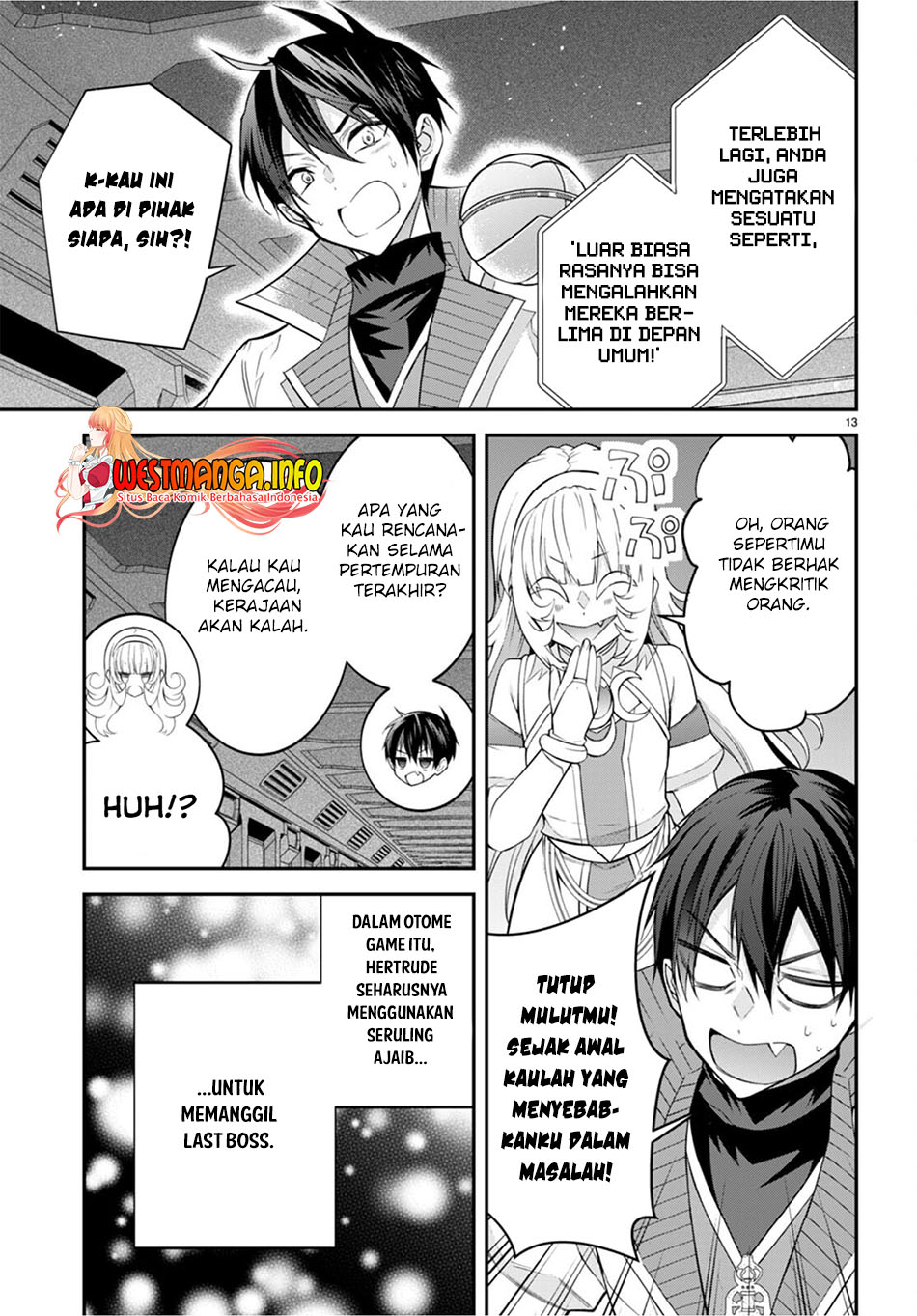 Otome Game Sekai wa Mob ni Kibishii Sekai Desu Chapter 42 Bahasa Indonesia