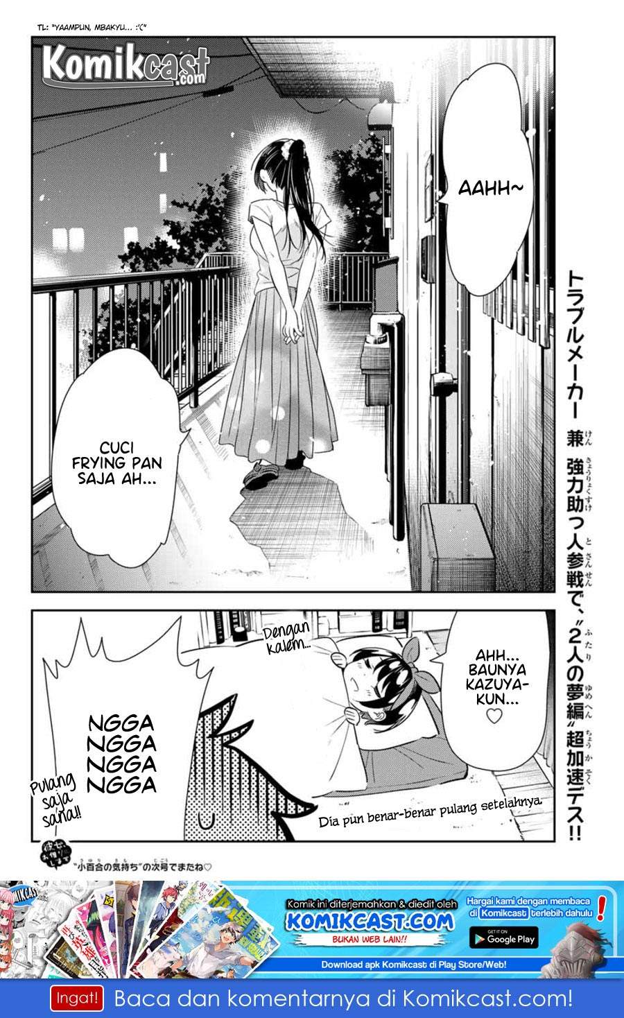 Kanojo, Okarishimasu Chapter 111 Bahasa Indonesia