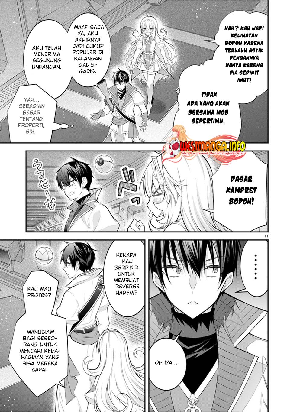 Otome Game Sekai wa Mob ni Kibishii Sekai Desu Chapter 42 Bahasa Indonesia