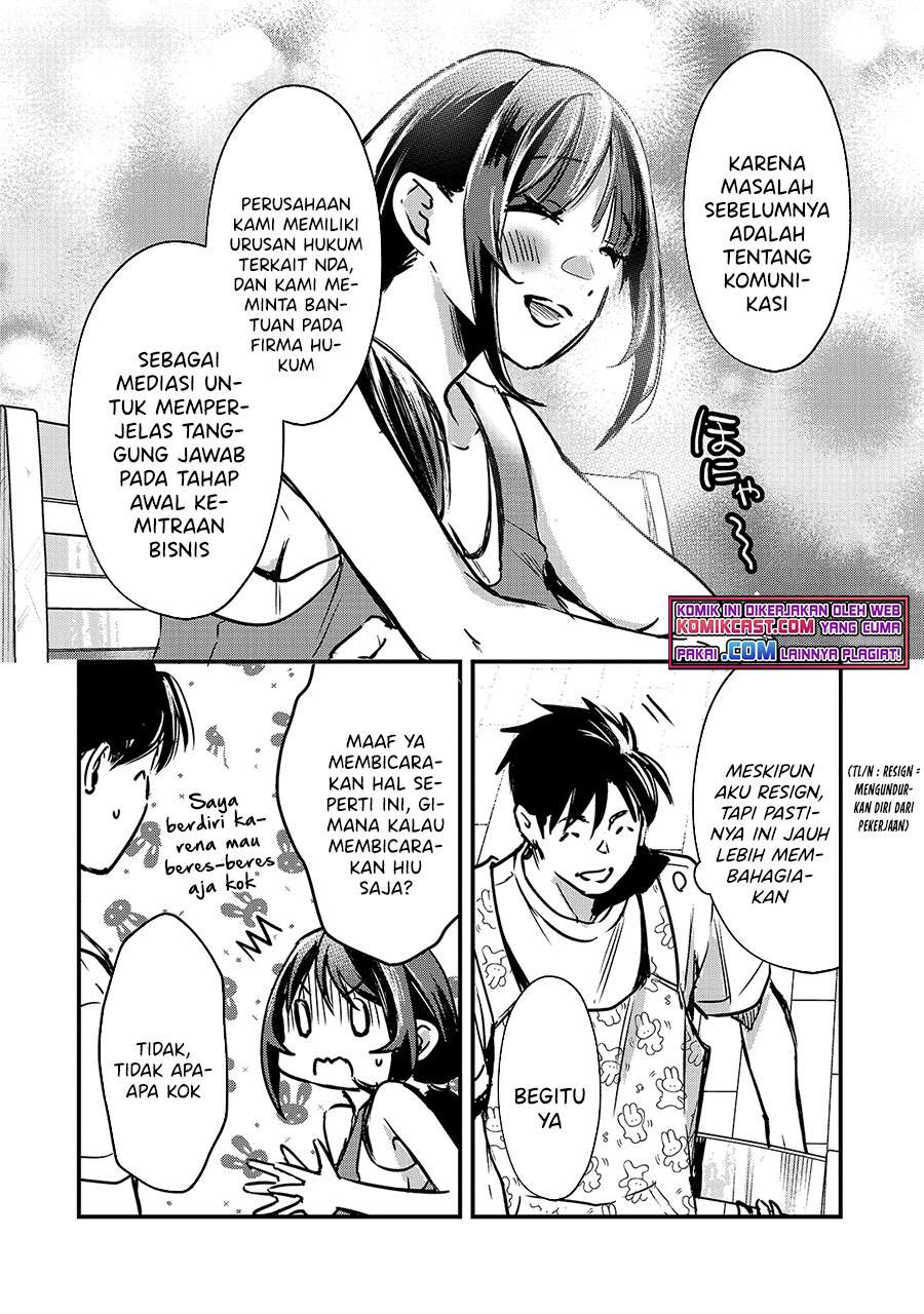 It’s Fun Having a 300,000 yen a Month Job Welcoming Home an Onee-san Who Doesn’t Find Meaning in a Job That Pays Her 500,000 yen a Month Chapter 15 Bahasa Indonesia