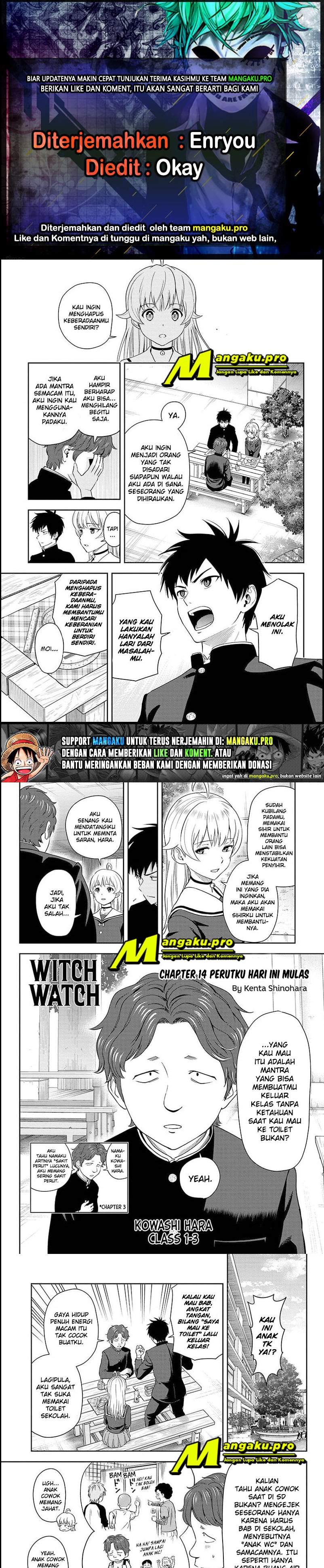 Witch Watch Chapter 14 Bahasa Indonesia