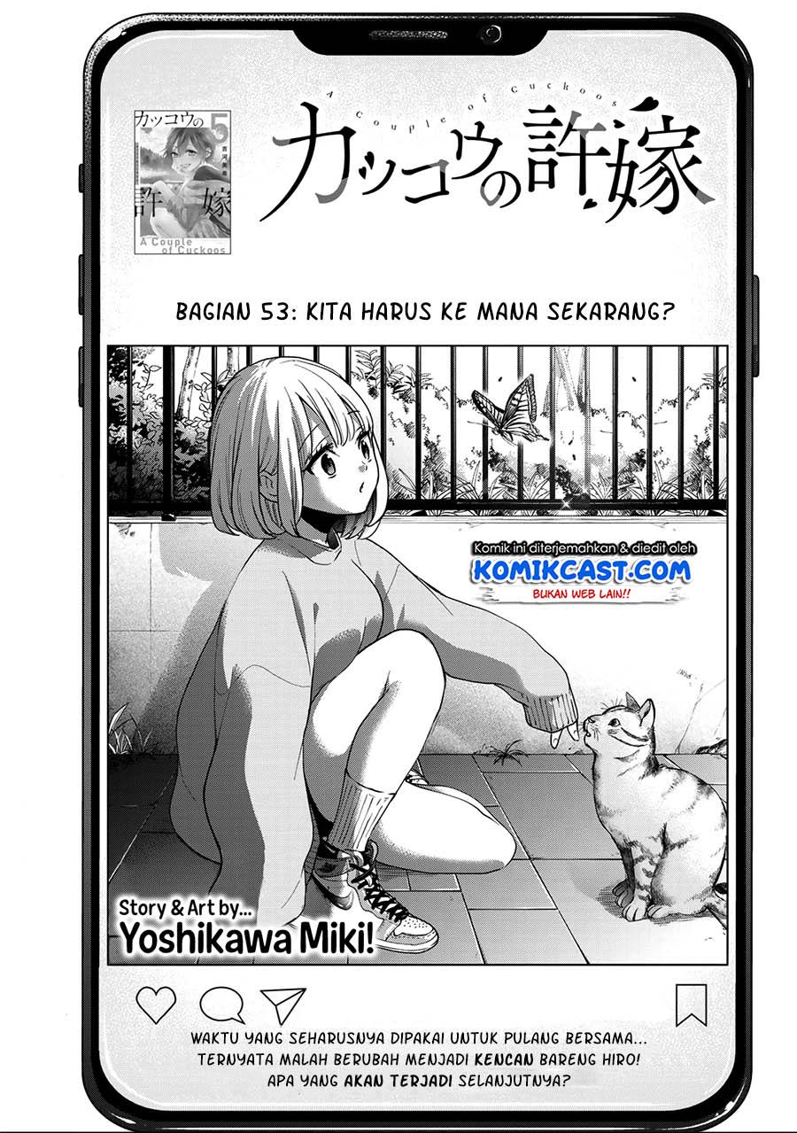 Kakkou no Iinazuke Chapter 53 Bahasa Indonesia