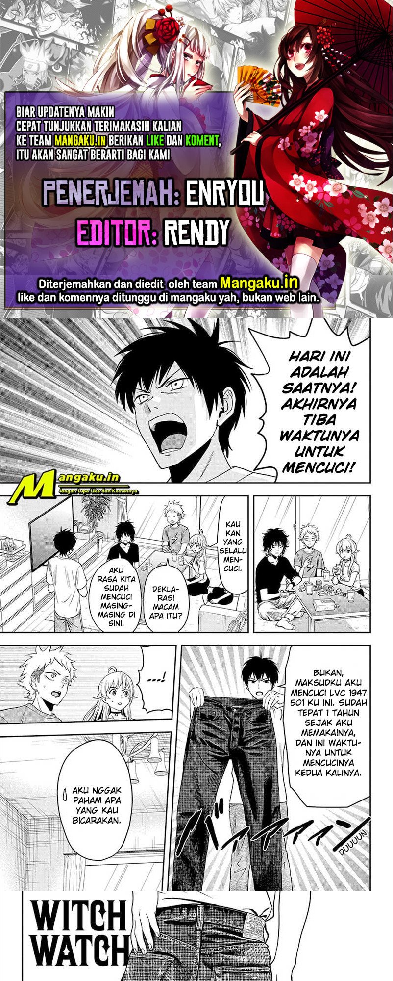 Witch Watch Chapter 50 Bahasa Indonesia