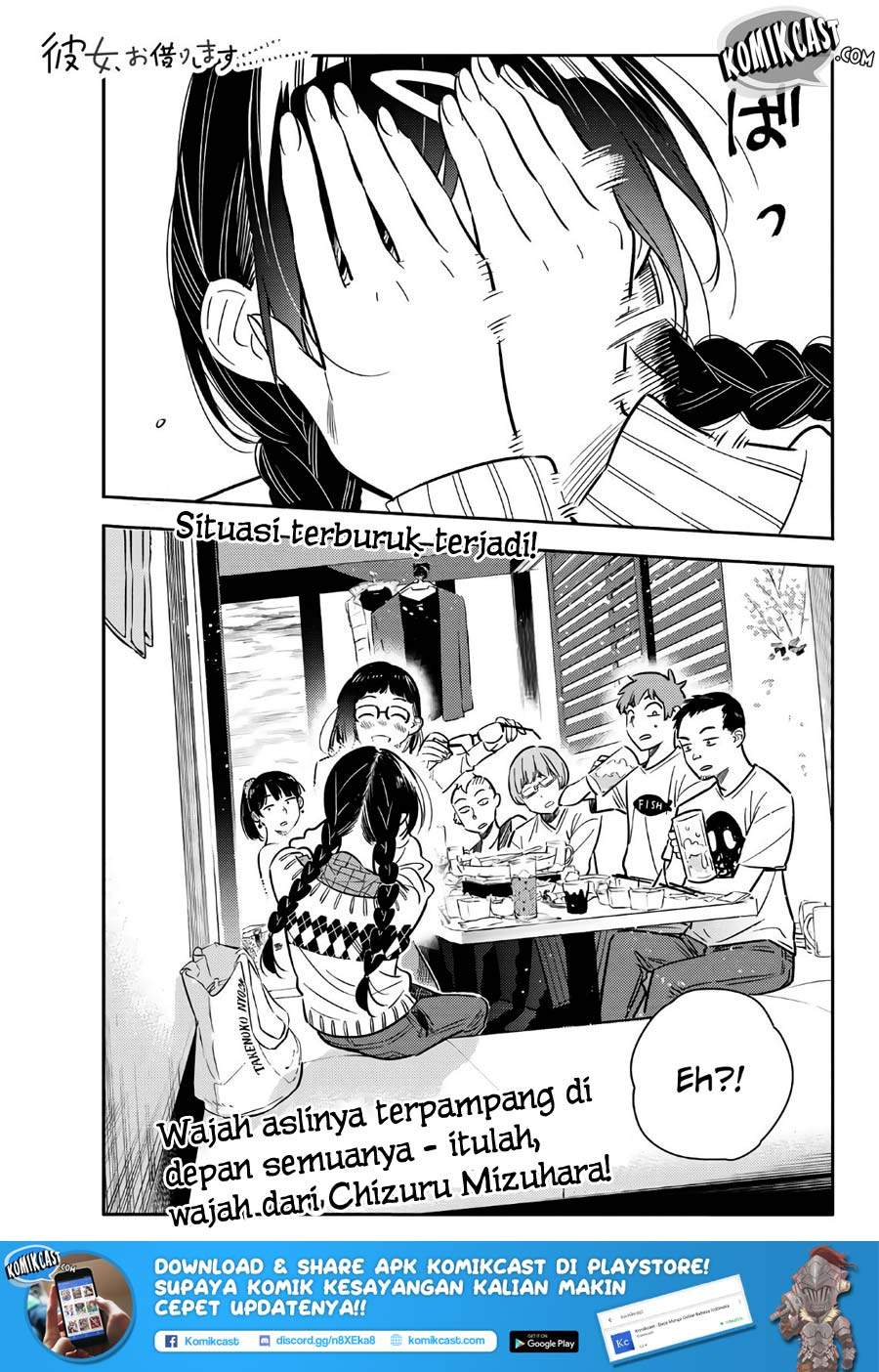 Kanojo, Okarishimasu Chapter 72 Bahasa Indonesia