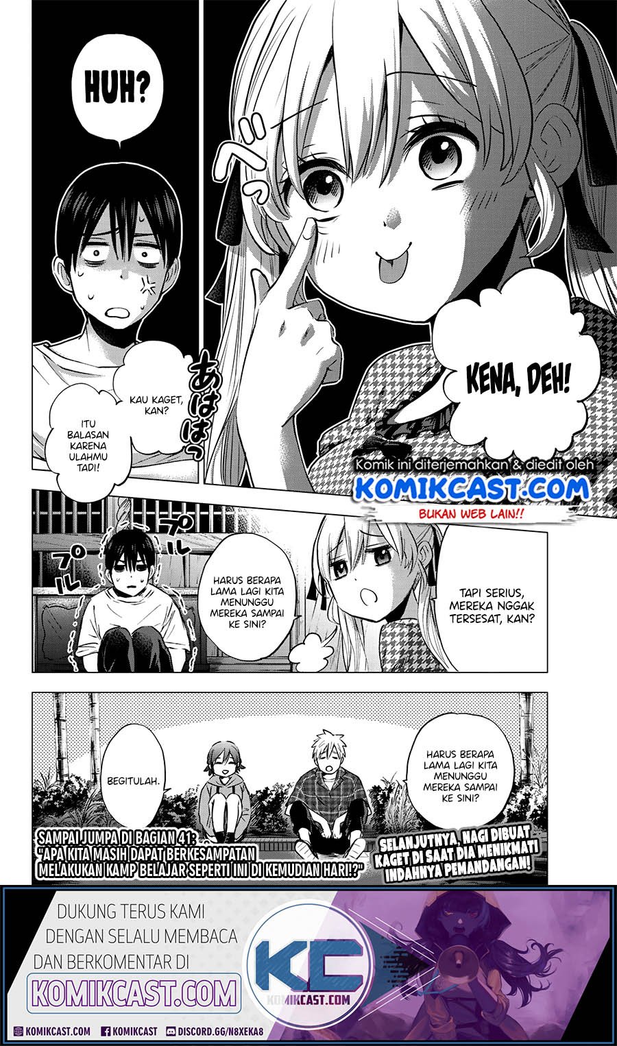 Kakkou no Iinazuke Chapter 40 Bahasa Indonesia